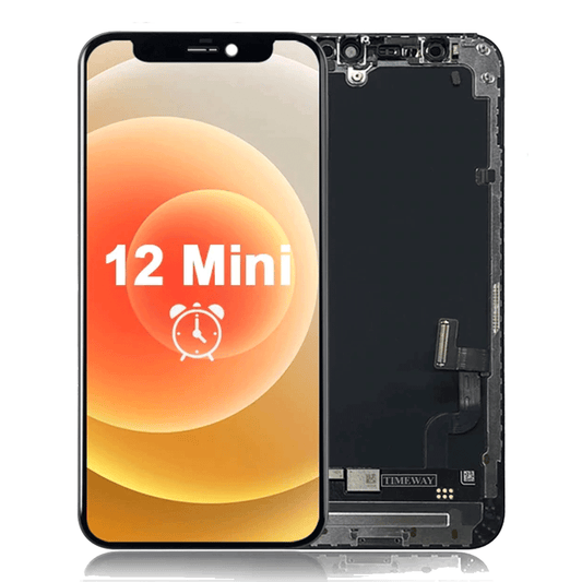 iPhone 12 Mini LCD Skärm Svart (tagen från ny iPhone) image 1