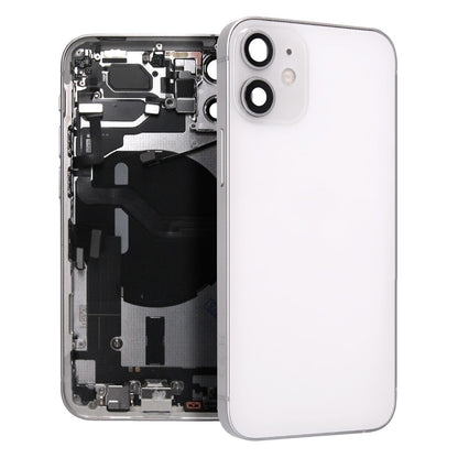 iPhone 12 Mini Baksida med Komplett Ram - Vit image 1