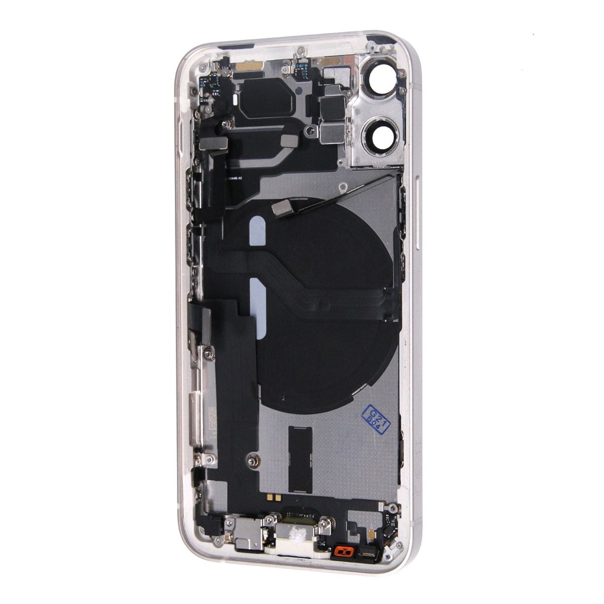 iPhone 12 Mini Baksida med Komplett Ram - Vit image 3