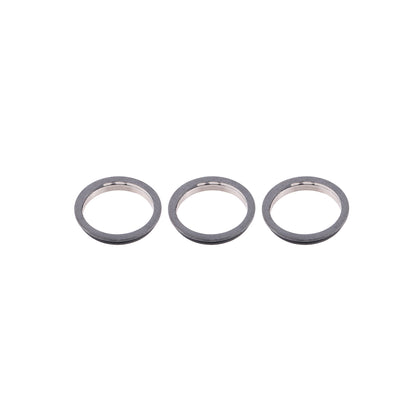 iPhone 12 Pro Linsskydd med Metallram - Grafit (3-pack) image 1