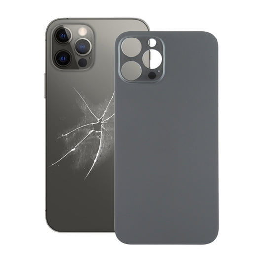 iPhone 12 Pro Baksida Glas med Självhäftande tejp - Svart image 1