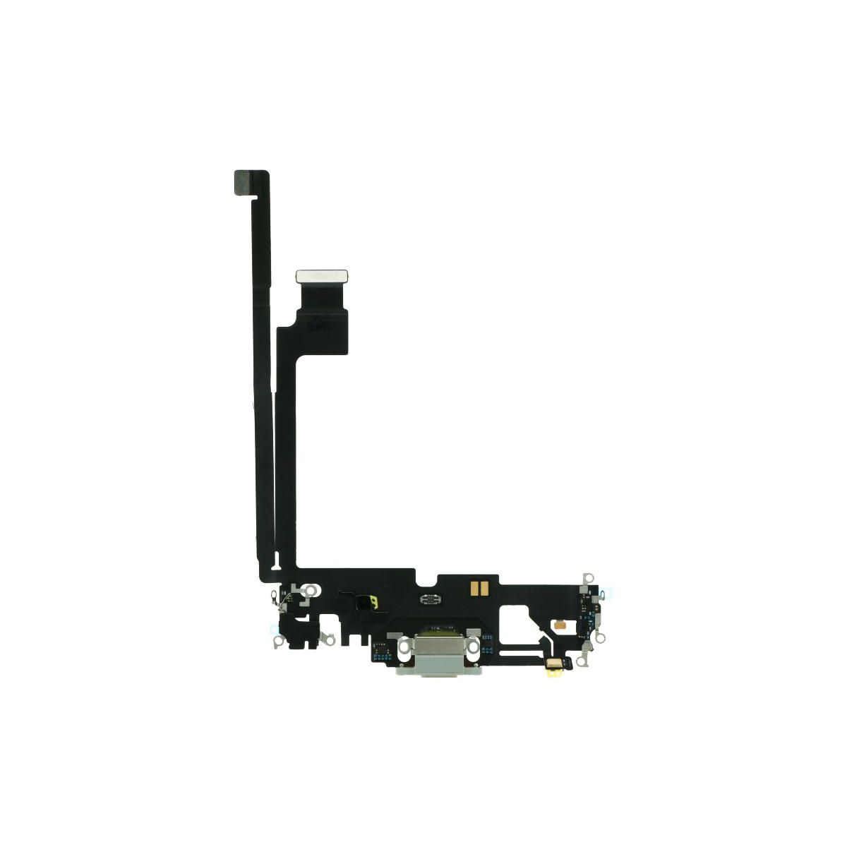 iPhone 12 Pro Max Laddkontakt Flexkabel - Grå image 1