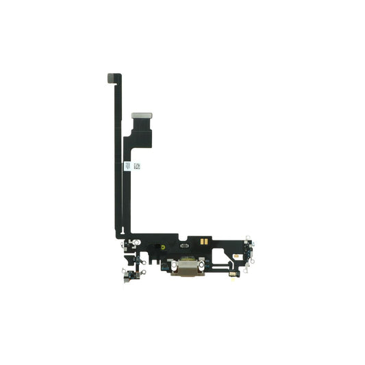 iPhone 12 Pro Max Laddkontakt Flexkabel - Guld image 1