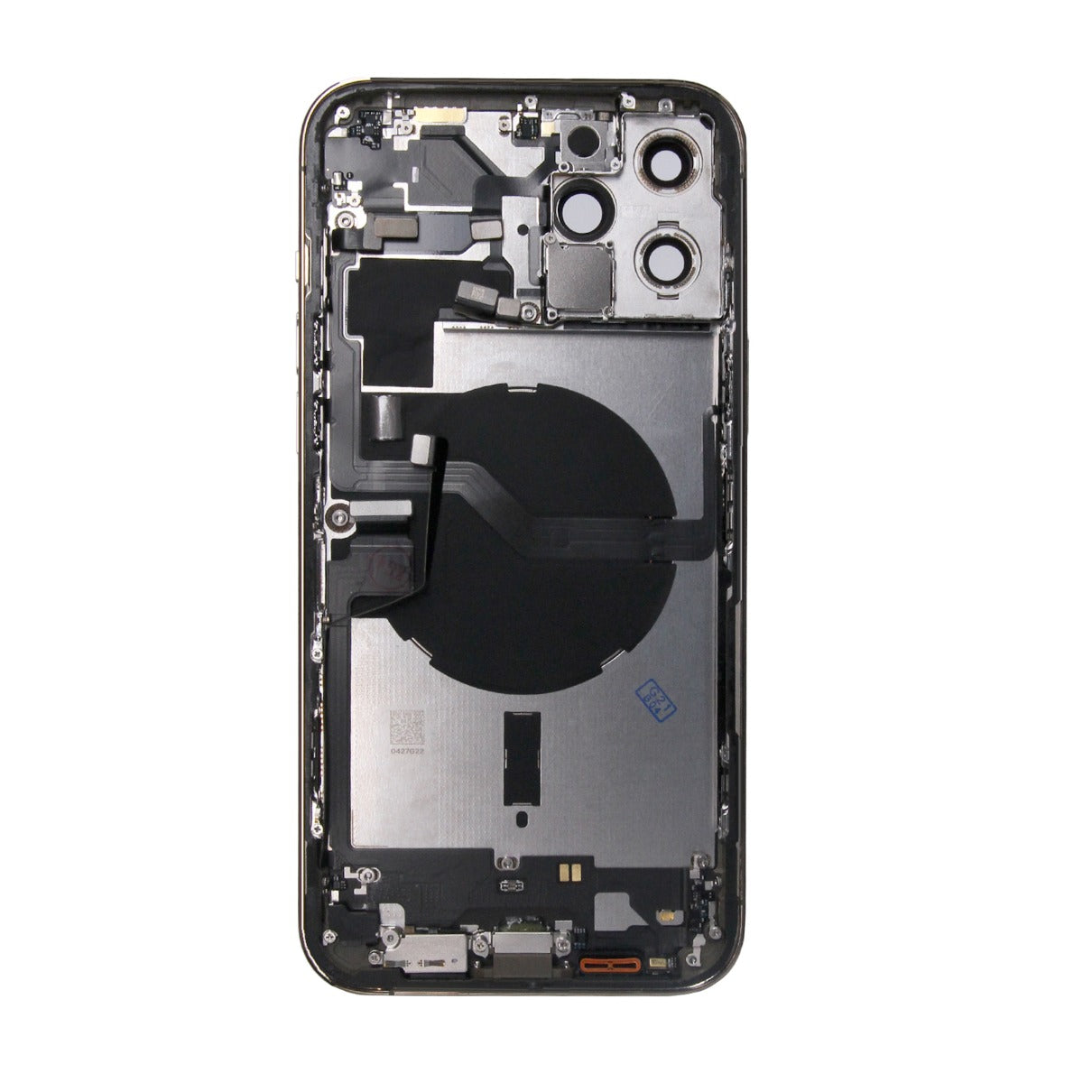 iPhone 12 Pro Max Baksida med Komplett Ram - Guld image 2