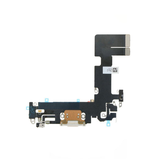 iPhone 13 Laddkontakt Flexkabel - Vit image 2