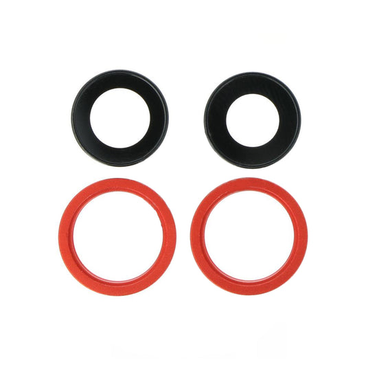 iPhone 13 Mini/13 Kameralins med Ram - Röd image 1