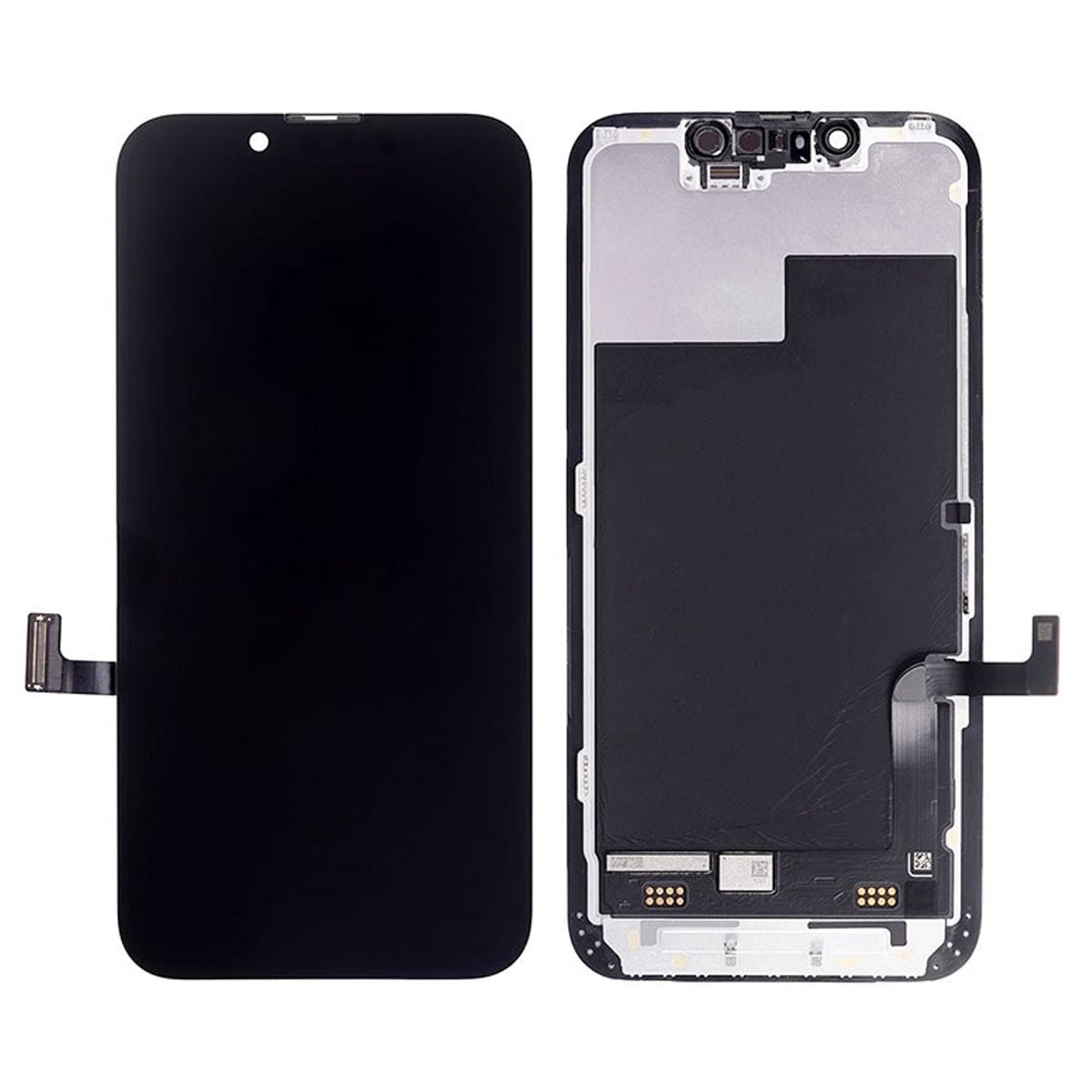 iPhone 13 Mini OLED Skärm - Svart (tagen från ny iPhone) image 1
