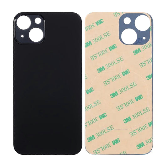 iPhone 13 Mini Baksida Glas med Självhäftande tejp - Svart image 1