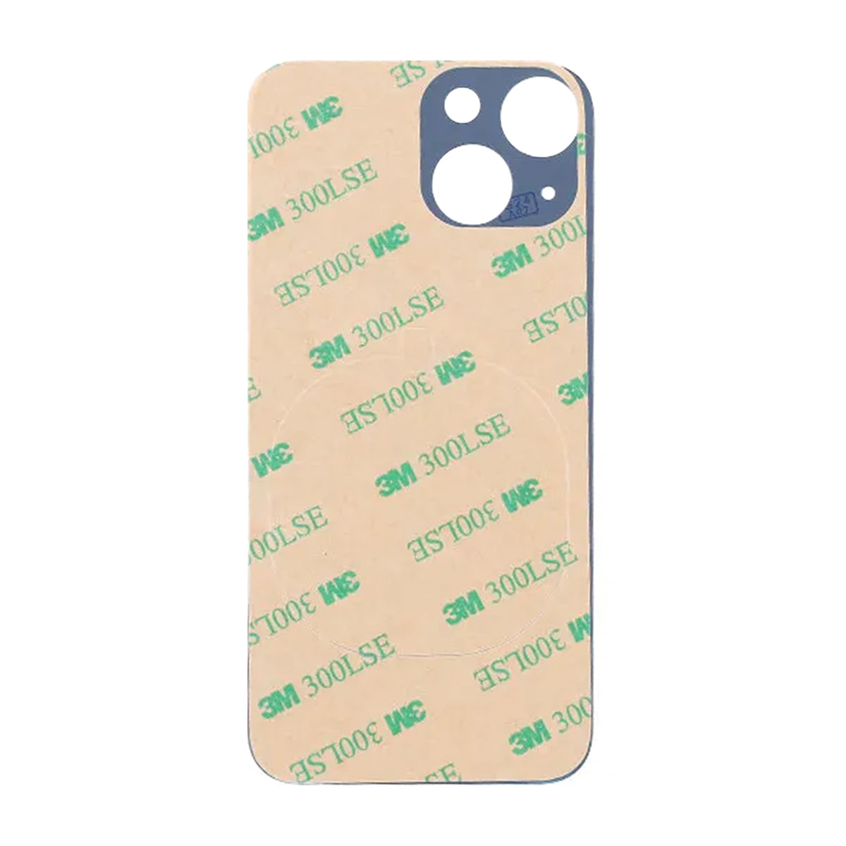 iPhone 13 Mini Baksida Glas med Självhäftande tejp - Svart image 3