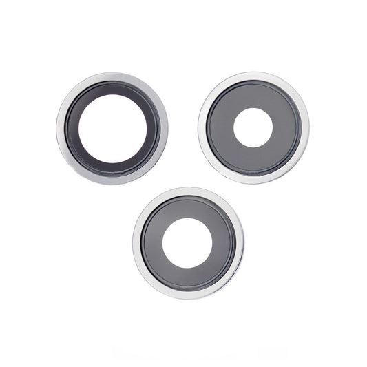 iPhone 13 Pro/13 Pro Max Kameralins med Ram - Silver image 1