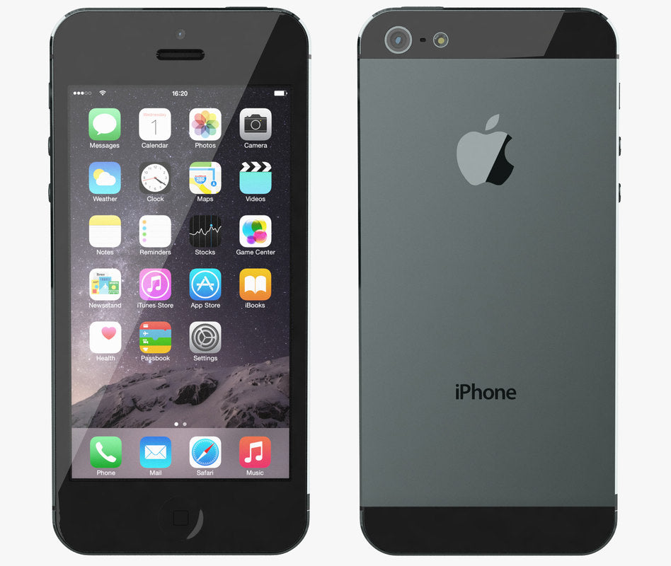 iPhone 5 16GB Black- Bra skick (B) image 1