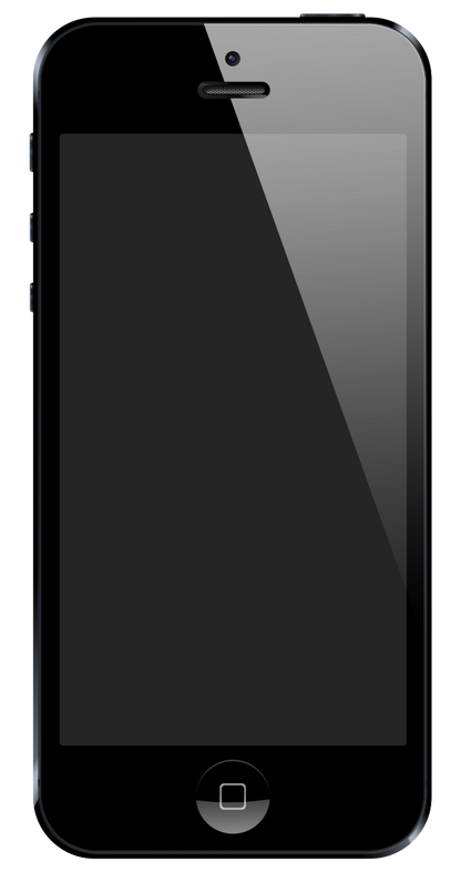 iPhone 5 16GB Black- Bra skick (B) image 3