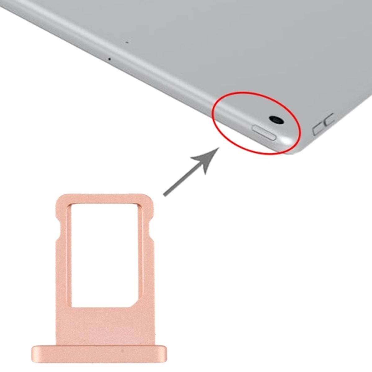 iPad 8 10.2" 2020 Simkortshållare - Rosa image 3