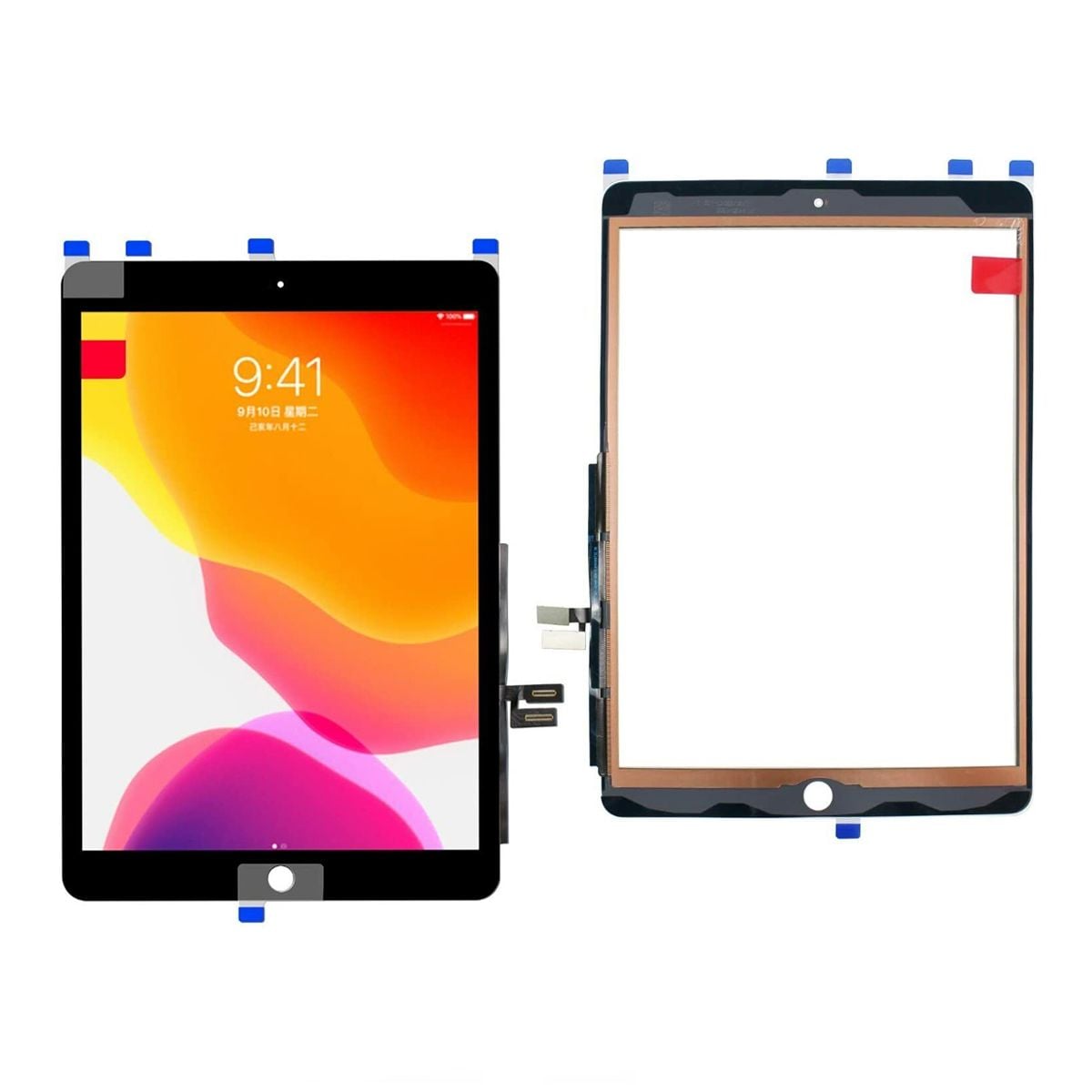 iPad 9th Gen 2021 Touch Complete OEM Black image 1