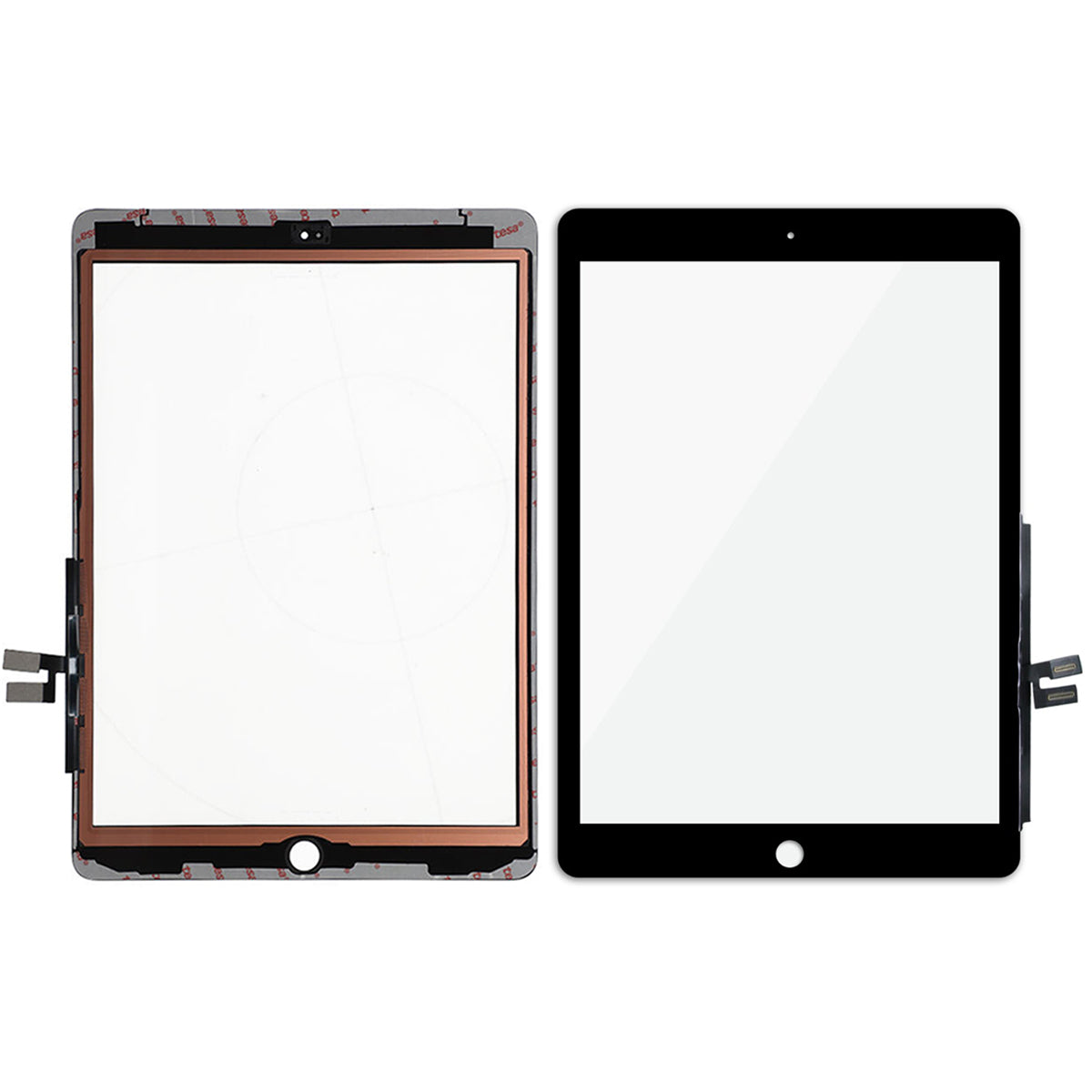 iPad 7/iPad 8 10.2" Glas/Touchskärm OEM - Svart image 1