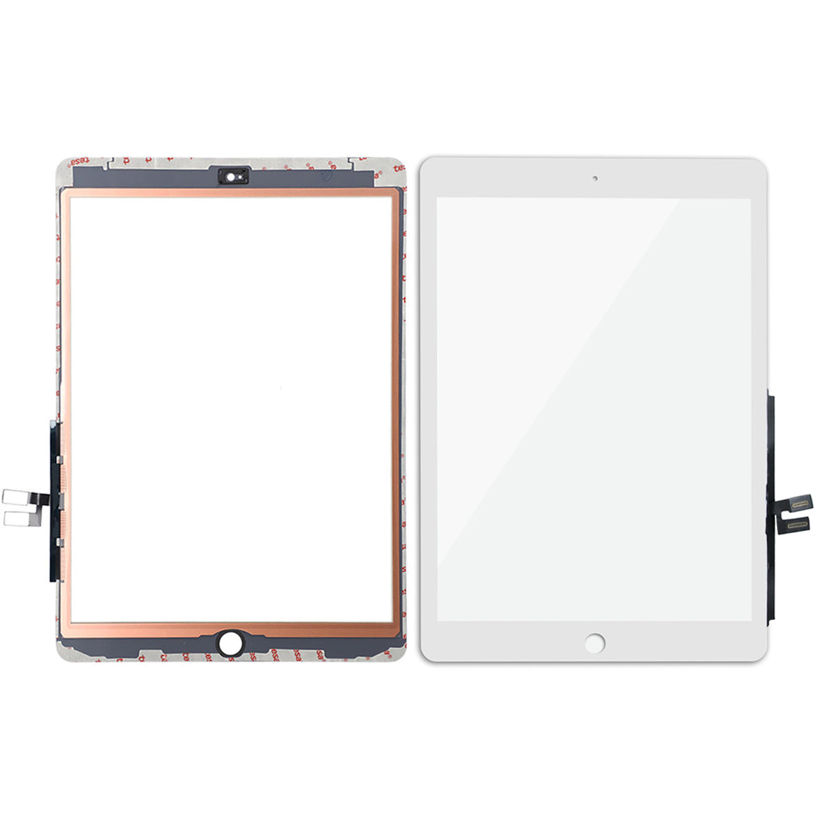 iPad 7/iPad 8 10.2" Glas/Touchskärm OEM - Vit image 1
