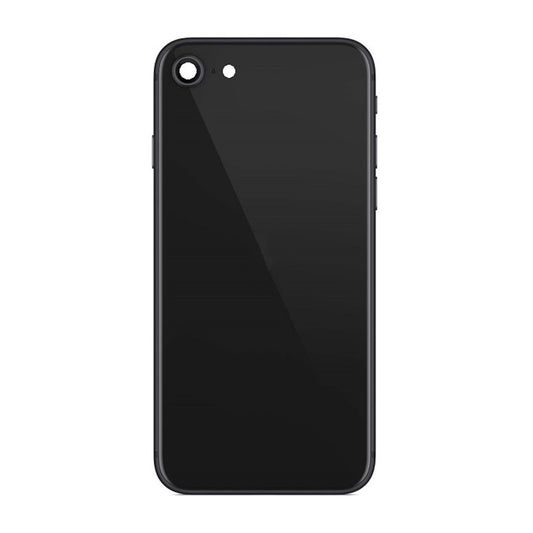 iPhone SE 2020 Baksida med Komplett Ram - Svart image 2