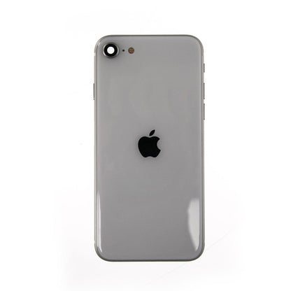 iPhone SE 2020 Baksida med Komplett Ram - Vit image 4