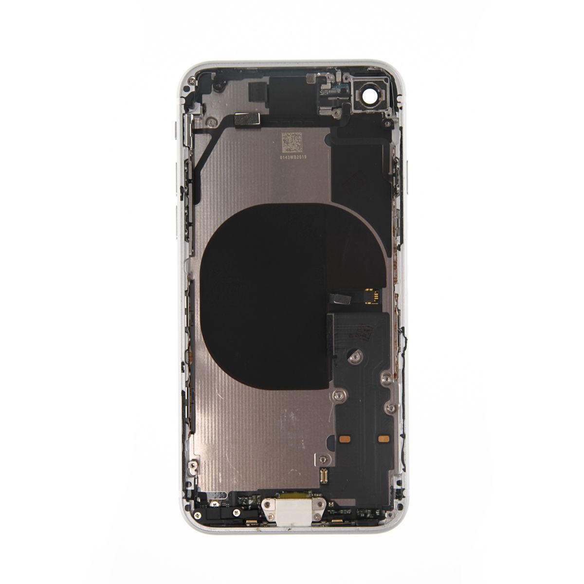 iPhone SE 2020 Baksida med Komplett Ram - Vit image 5