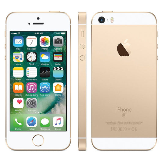 iPhone SE 128GB Gold Mycket Gott Skick image 1