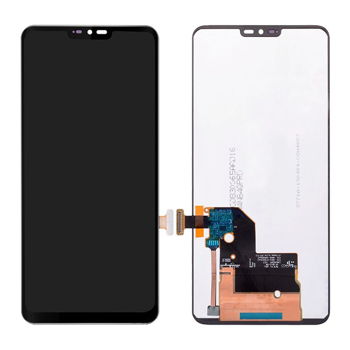 LG G7 Skärm med LCD Display OEM - Svart image 1