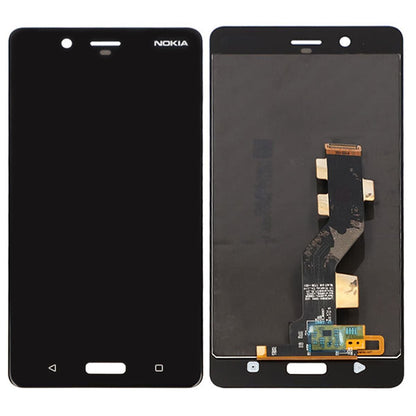 Nokia 8 Skärm med LCD Display OEM - Svart image 1