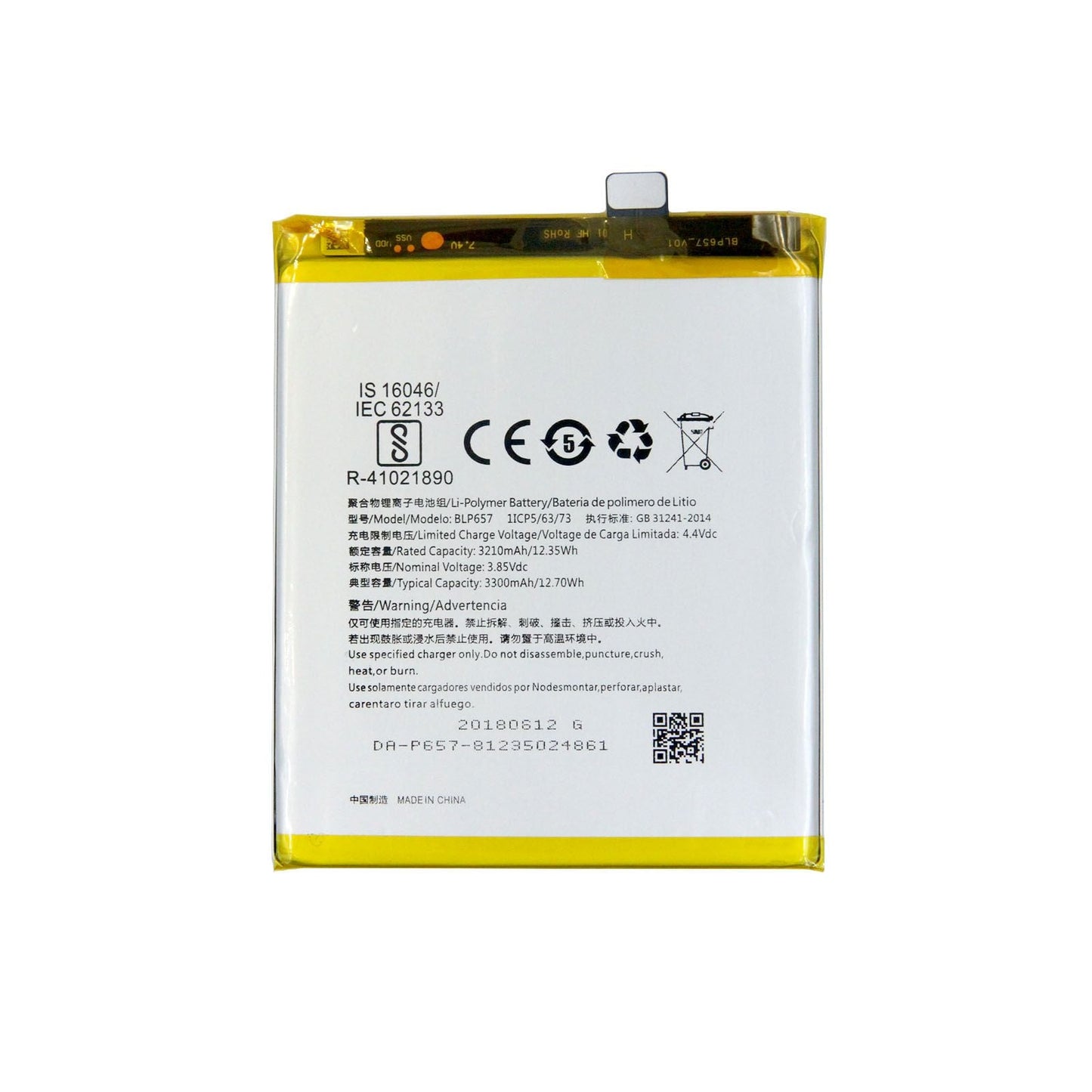 OnePlus 6 Batteri image 1