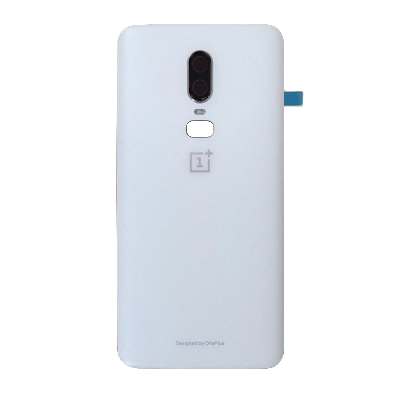 OnePlus 6 Baksida - Silkes Vit image 2