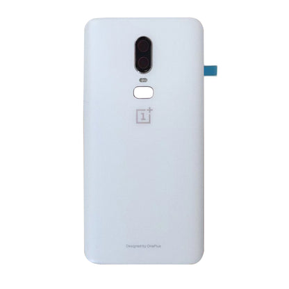 OnePlus 6 Baksida - Silkes Vit image 2