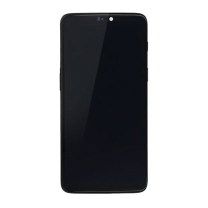 OnePlus 6 Skärm/Display - Midnatt Svart image 4