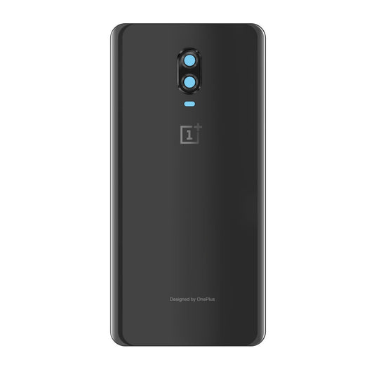 OnePlus 6T Baksida/Batterilucka - Spegel Svart image 2
