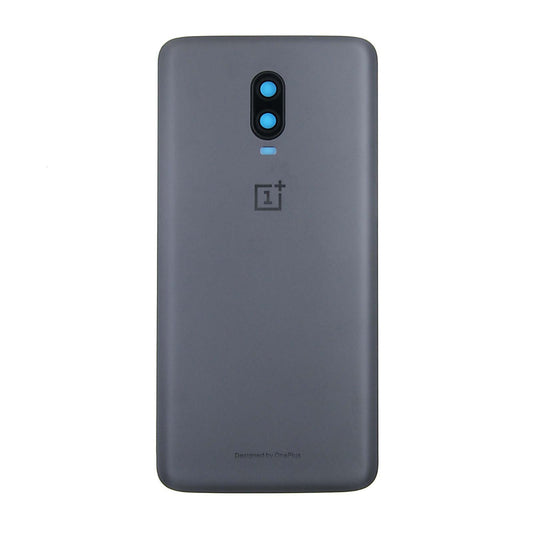 OnePlus 6T Baksida/Batterilucka - Midnatt Svart image 1