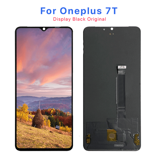 OnePlus 7T Skärm/Display - Svart image 1
