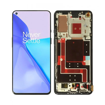 OnePlus 9 Skärm med LCD Display - Lila image 1