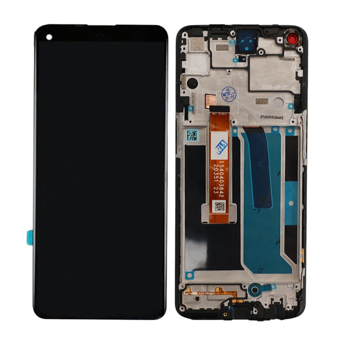 OnePlus Nord N10 5G Skärm/Display - Svart image 1