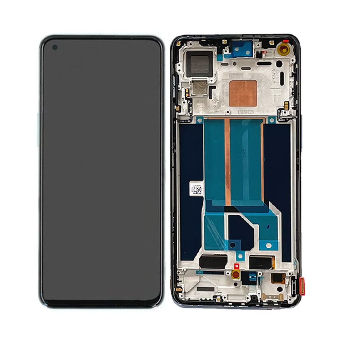 OnePlus Nord 2 LCD Skärm - Grå image 1