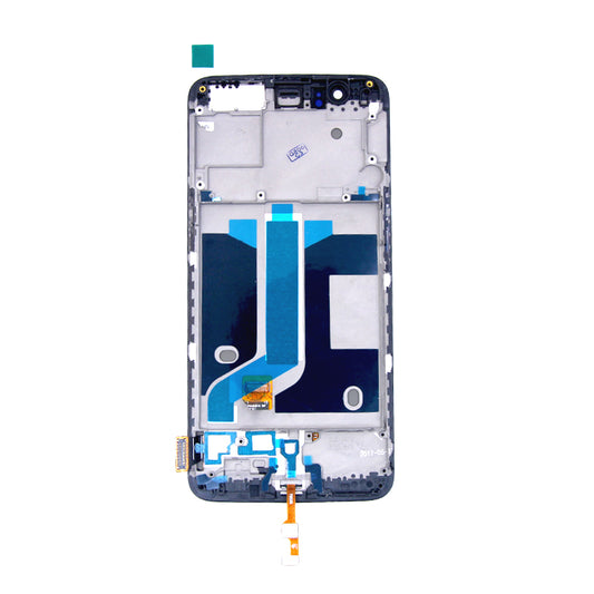 OnePlus 5 LCD Display Original Assembly with Frame Black image 2