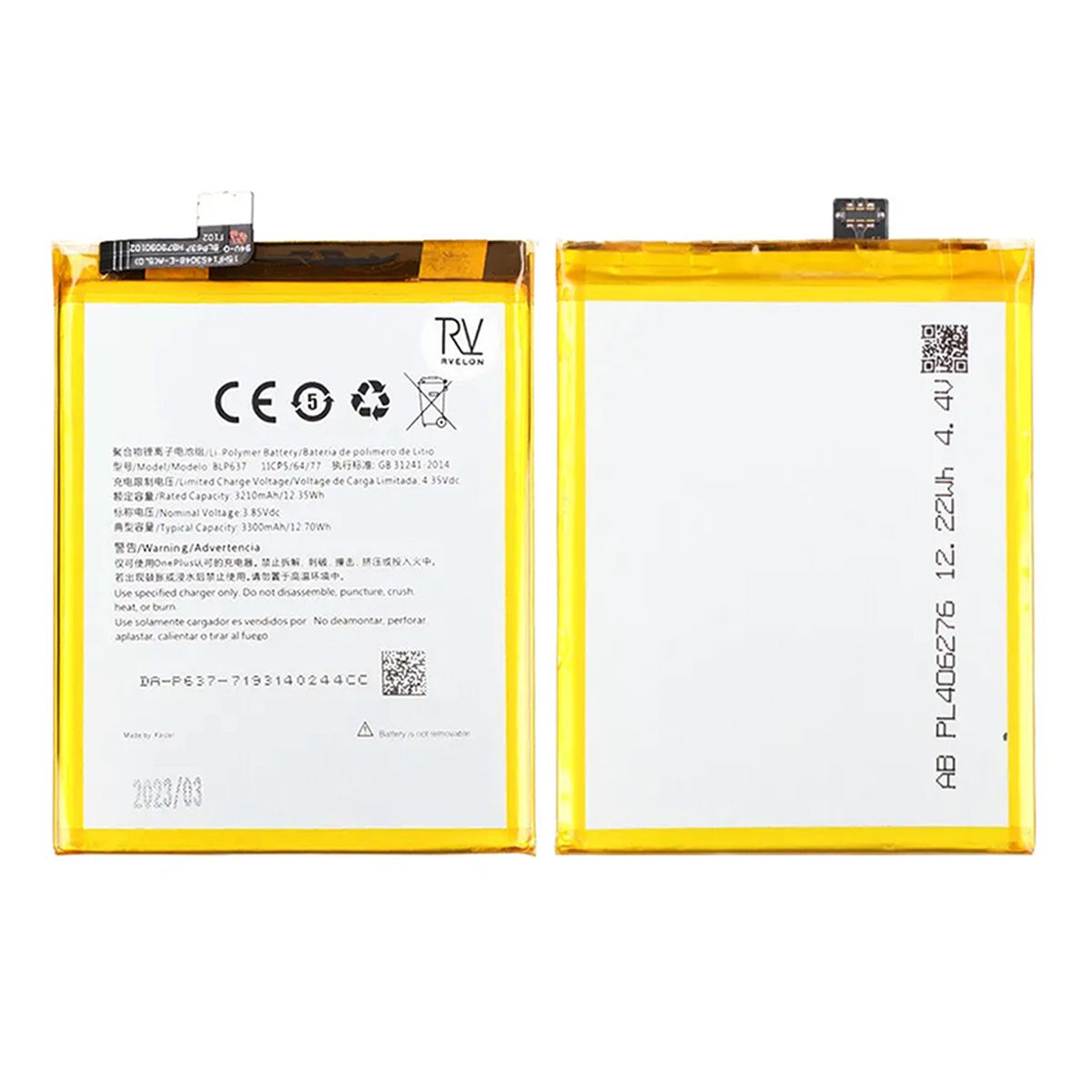 OnePlus 5 Batteri image 1