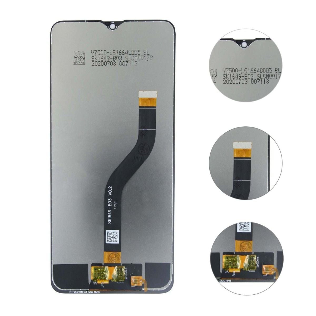 Samsung Galaxy A20s 2019 LCD Skärm med Display - Svart image 4