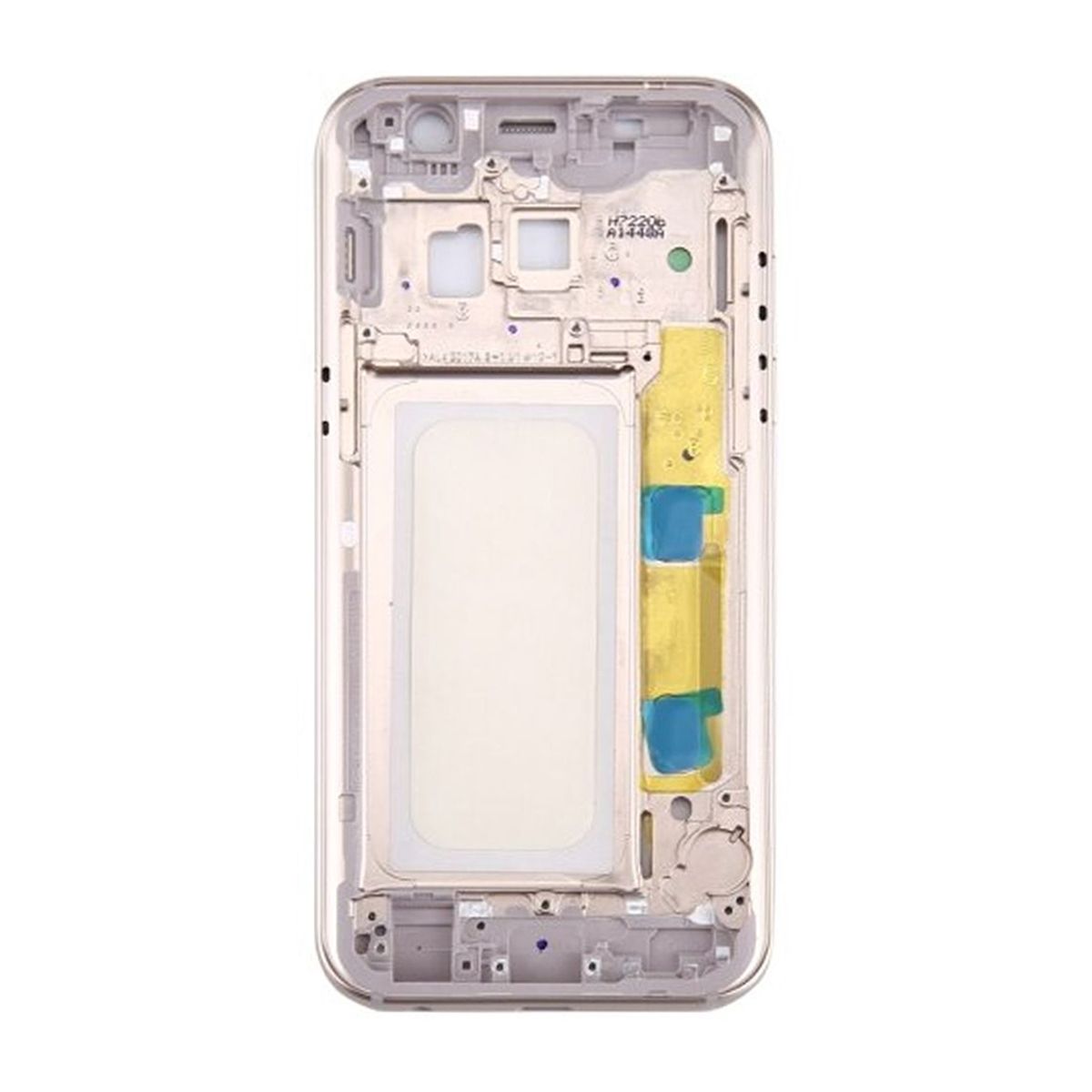 Samsung Galaxy A3 2017 Mitten Ram - Guld image 3