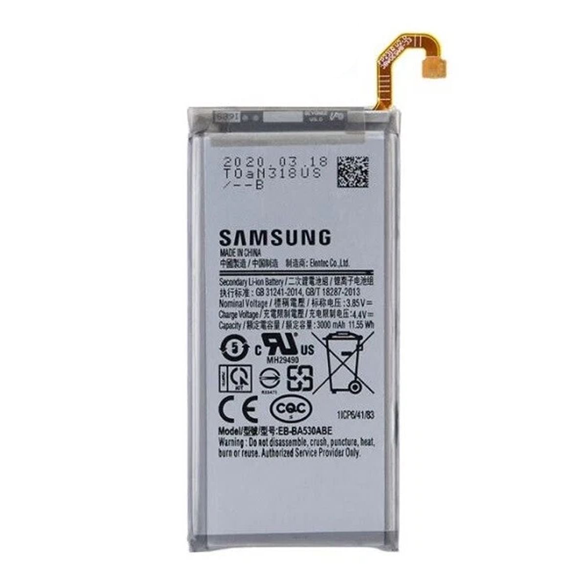 Samsung Galaxy A8 2018 Batteri OEM image 2