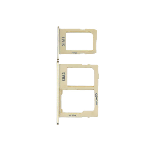Samsung Galaxy A6 /A6 Plus 2018 SD/Simkortshållare - Guld image 1