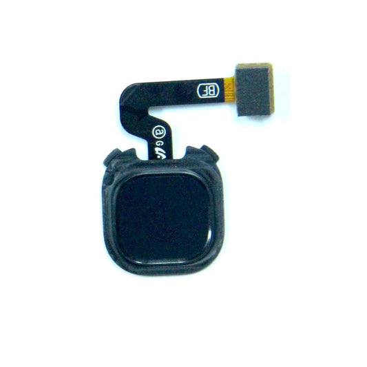 Samsung Galaxy A9 2018 Hemknapp/Fingeravtrycksläsare - Svart image 1