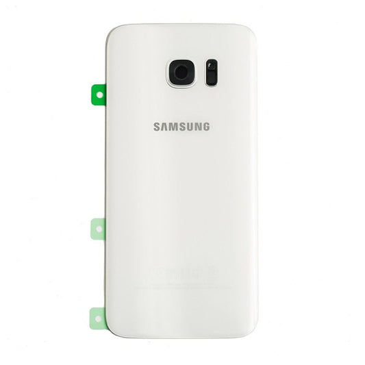 Samsung Galaxy S7 Edge Baksida - Vit image 1