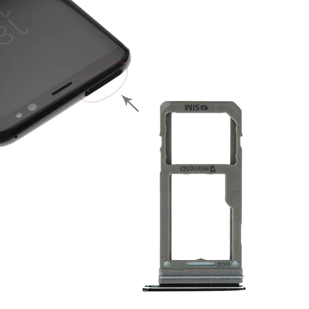 Samsung Galaxy S8/S8 Plus Simkortshållare - Blå image 4