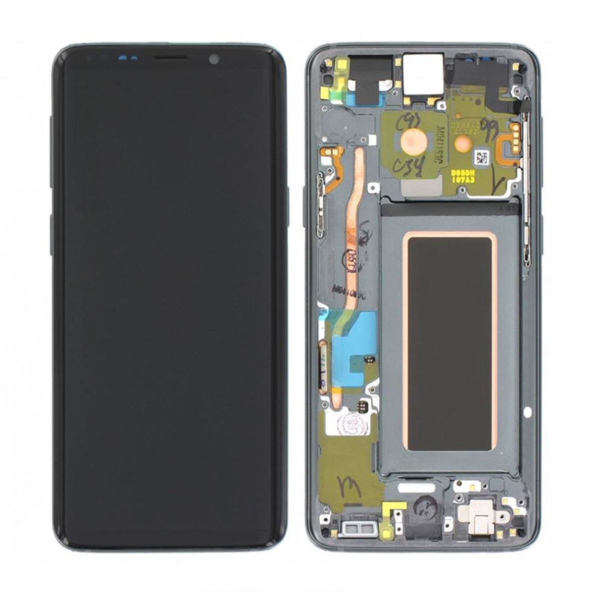 SAM SM-G960F S9 LCD Display Original Assembly Black With Frame image 1