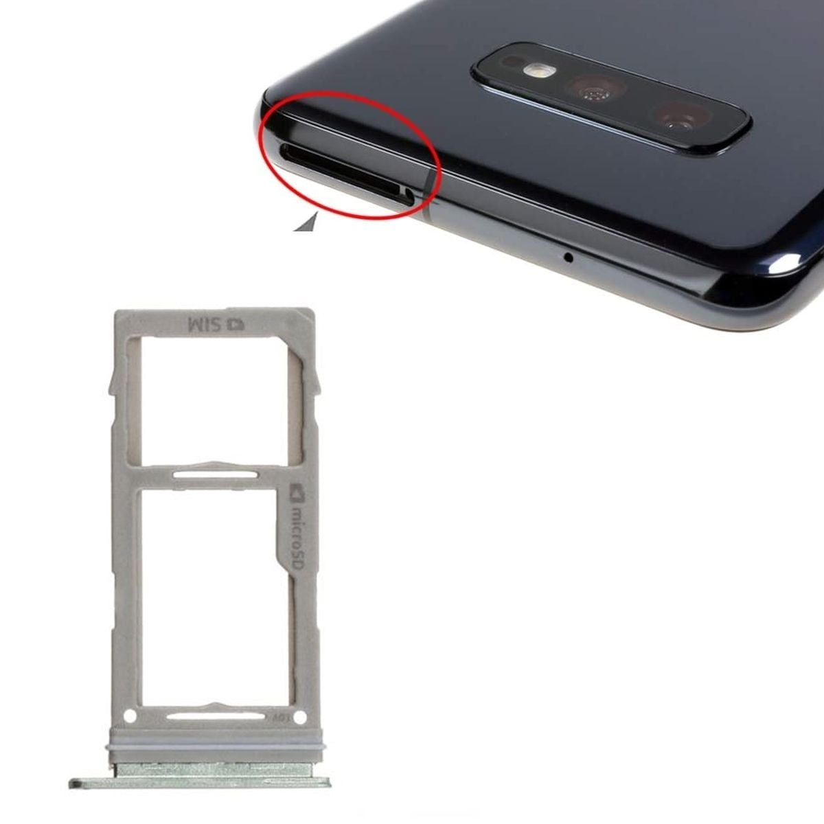 Samsung Galaxy S10/S10 Plus Simkortshållare - Grön image 1