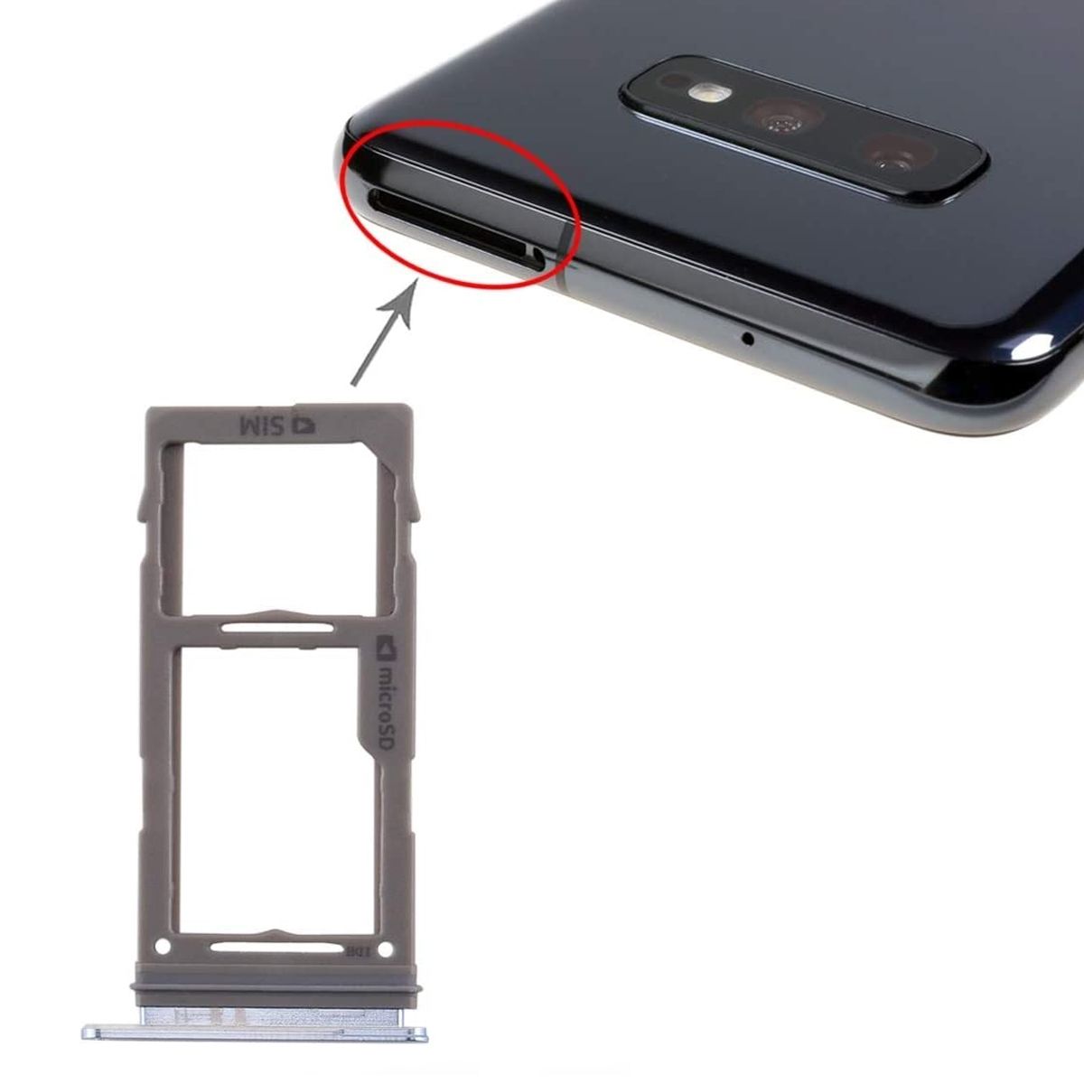 Samsung Galaxy S10/S10 Plus Simkortshållare - Blå image 4