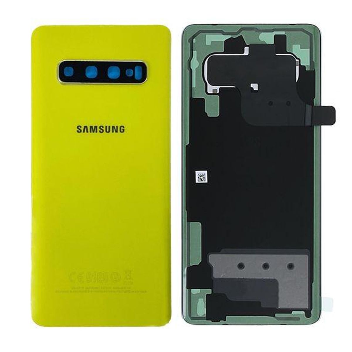 Samsung Galaxy S10 (SM-G973F) Baksida - Gul image 1