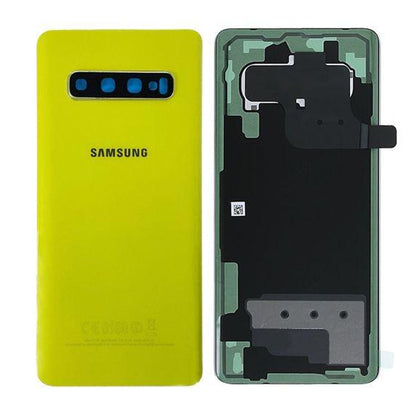 Samsung Galaxy S10 (SM-G973F) Baksida - Gul image 1